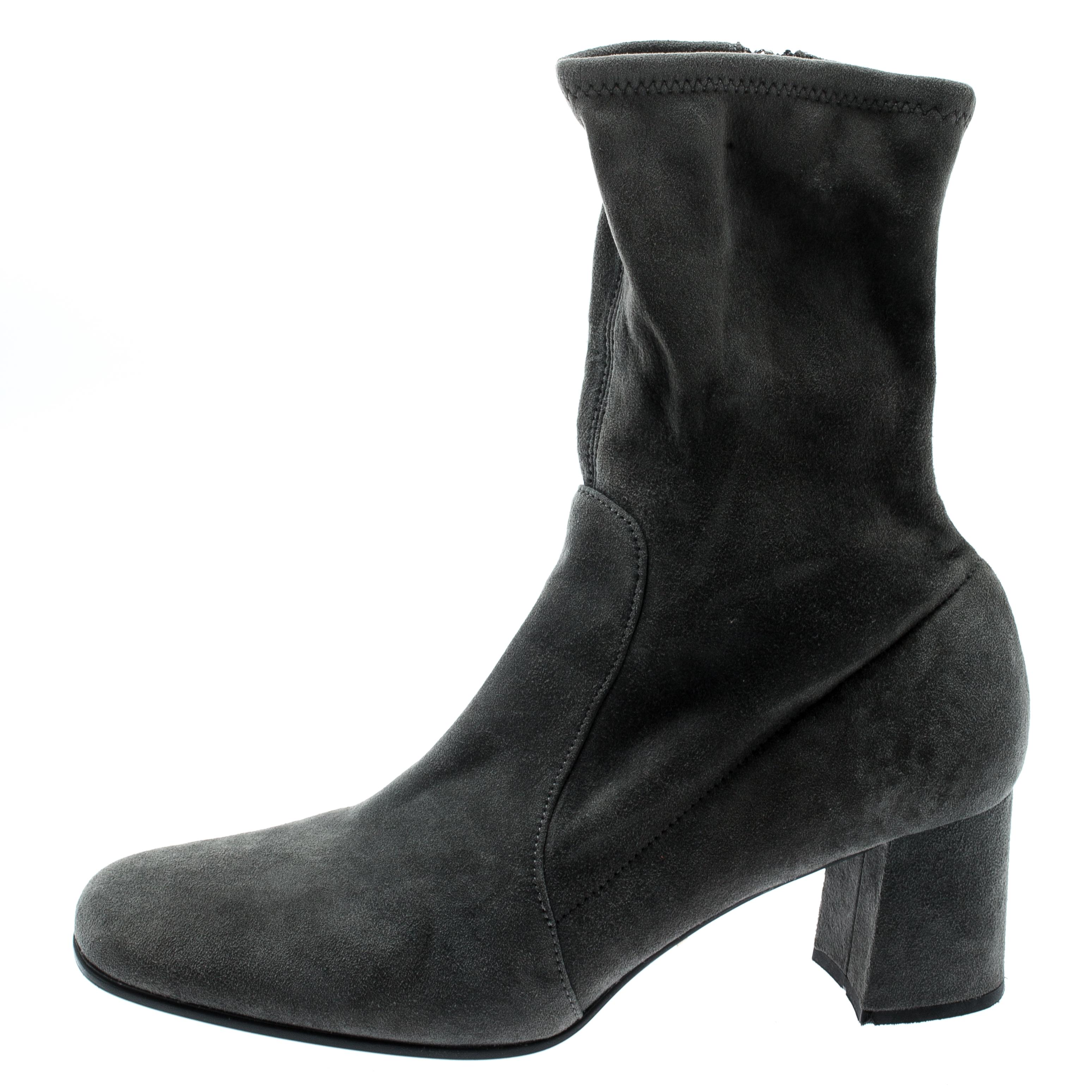 prada grey boots