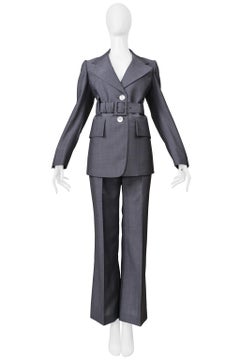 Prada Grau Anzug Jacke und Hose 2020