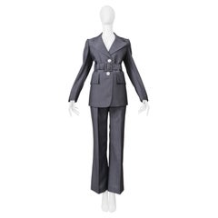 Prada Grau Anzug Jacke und Hose 2020