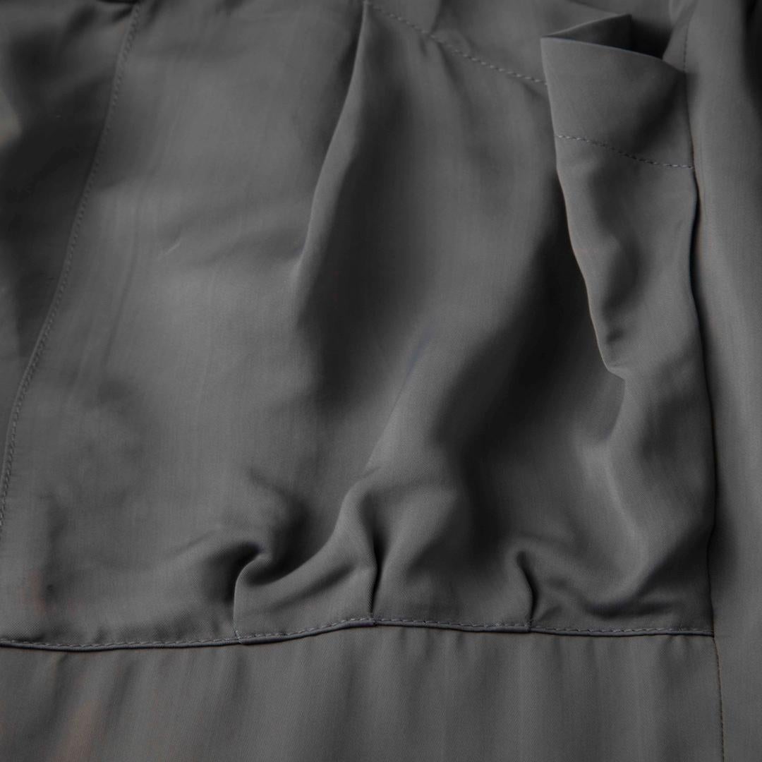 Prada Grey Tapered High Rise Trousers Size S In Good Condition In London, GB