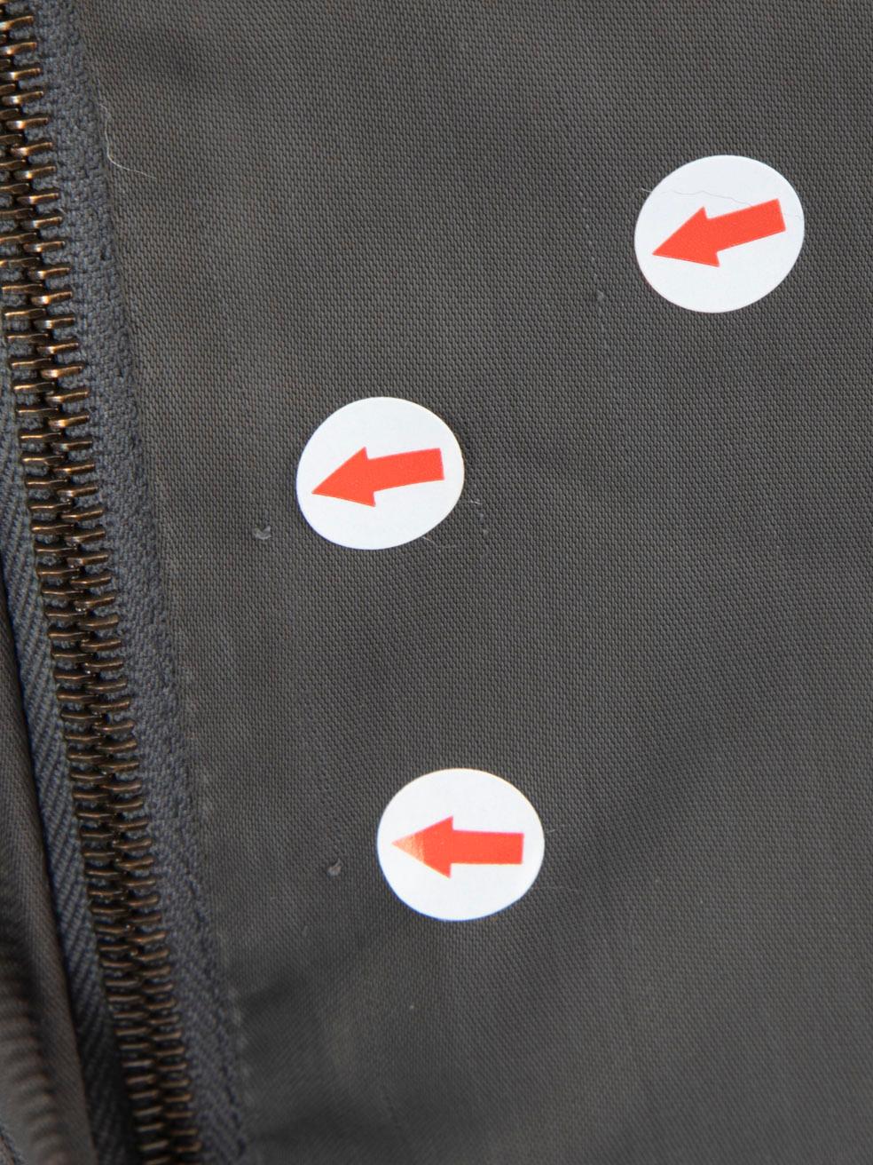 Prada Grey Tapered High Rise Trousers Size S 2