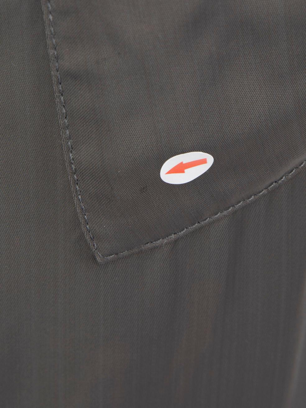 Prada Grey Tapered High Rise Trousers Size S For Sale 4