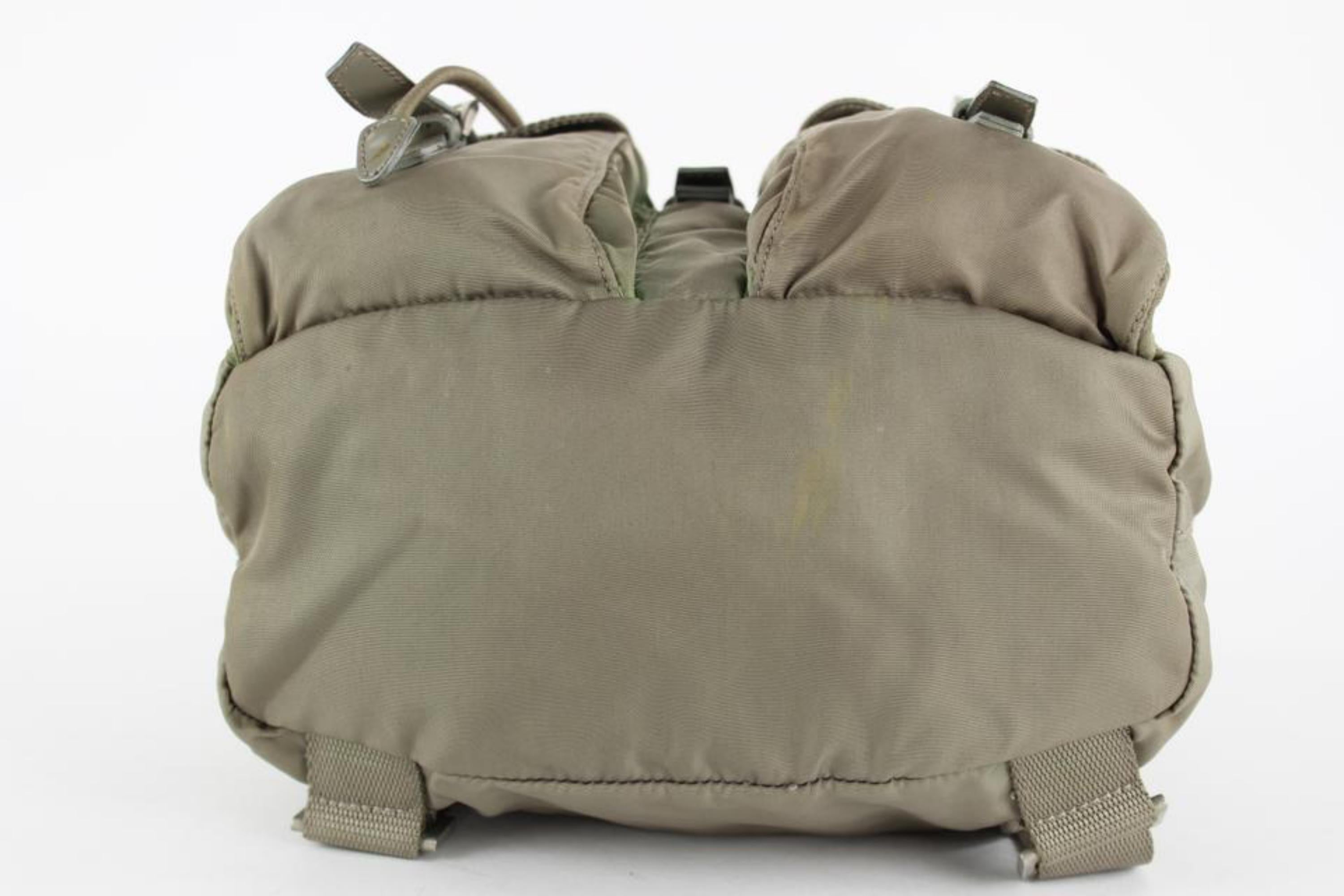 prada beige backpack