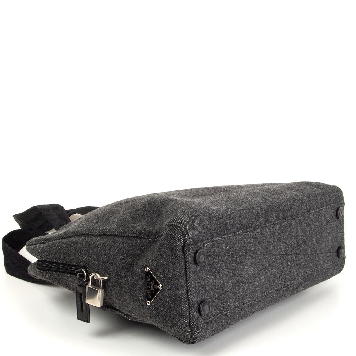 wool grey bag