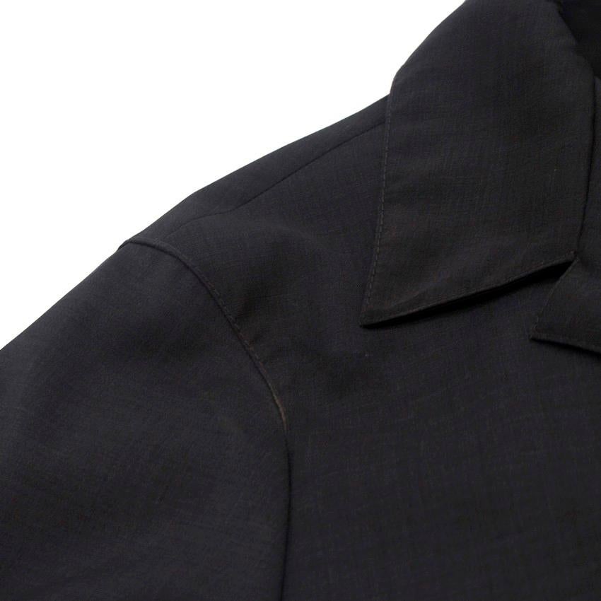 Prada Grey Wool Overcoat XL 2