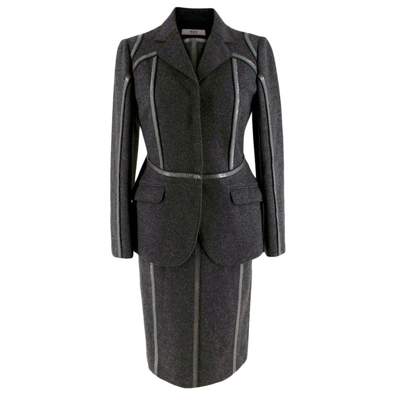 Prada Embellished Silk and Wool Jacket US 4 at 1stDibs