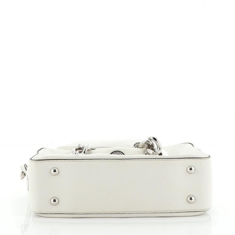 Women's or Men's Prada Grommet Chain Shoulder Bag Vitello Daino Medium