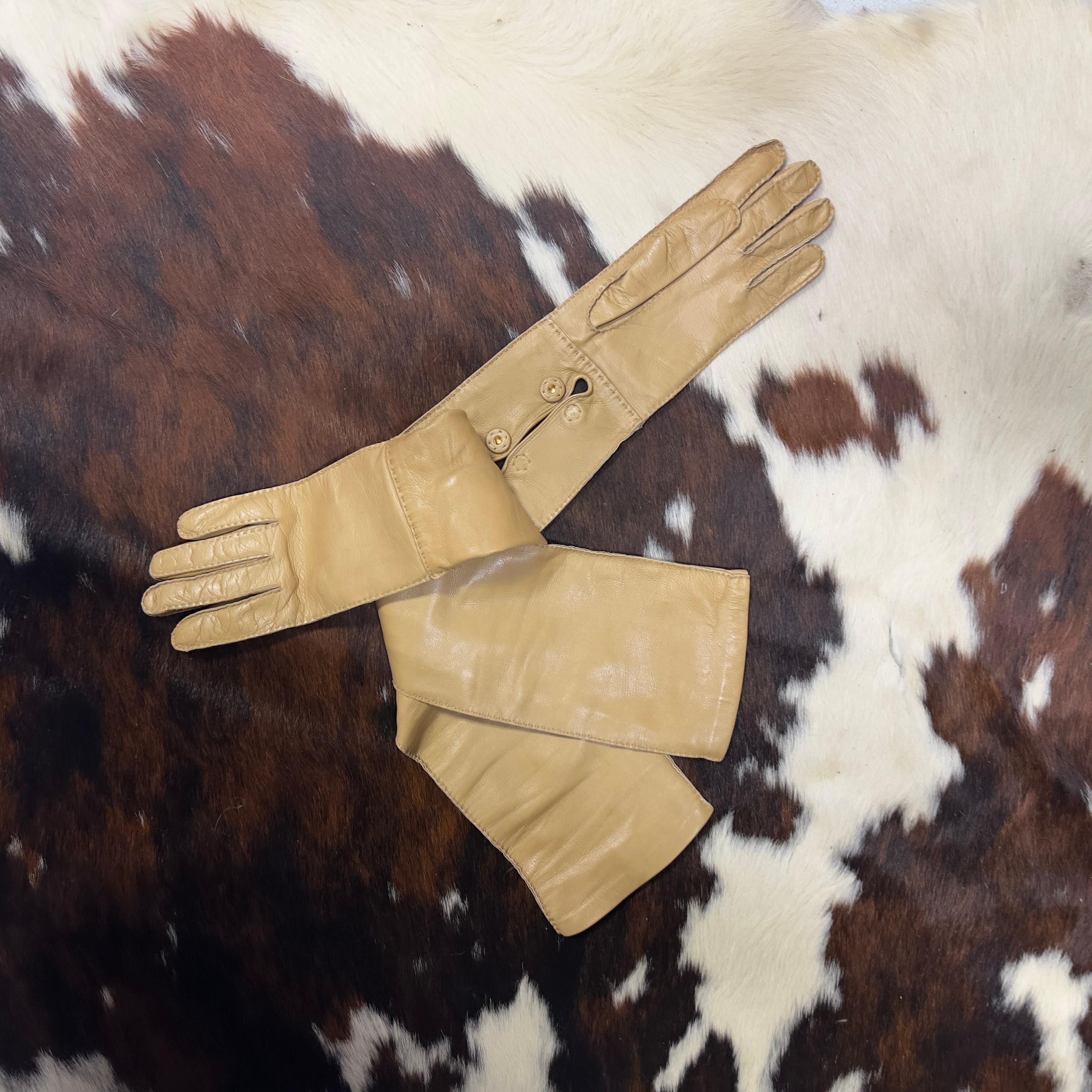 Prada - Guanti Lunghi in Nappa 