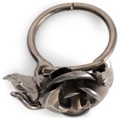 PRADA gunmetal 2016 ROSE Bangle Bracelet