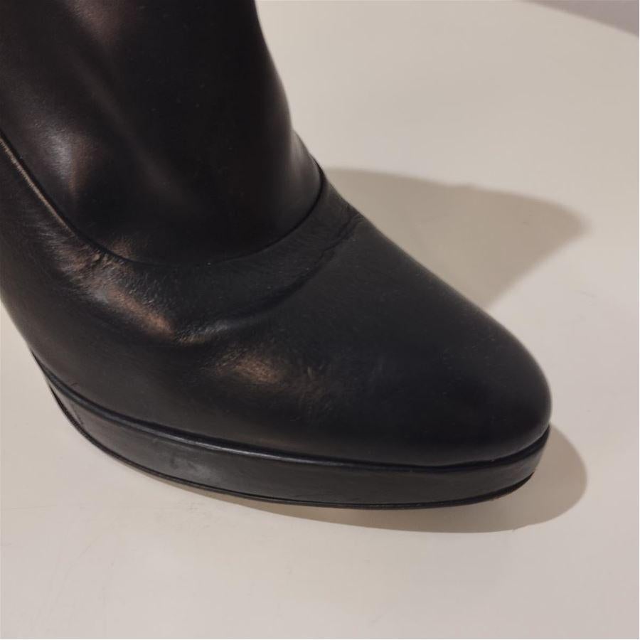 Black Prada Half boot size 38 For Sale
