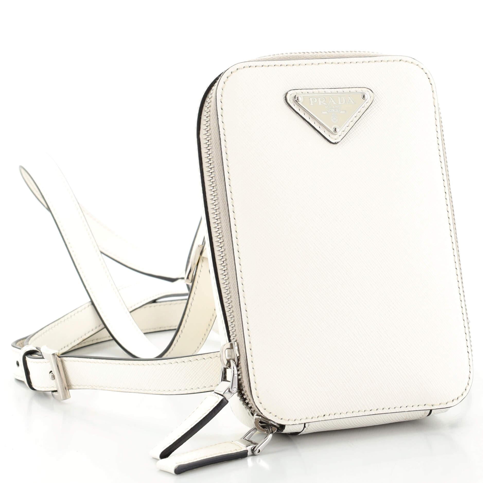 Prada Harness Crossbody Bag Saffiano Leather at 1stDibs