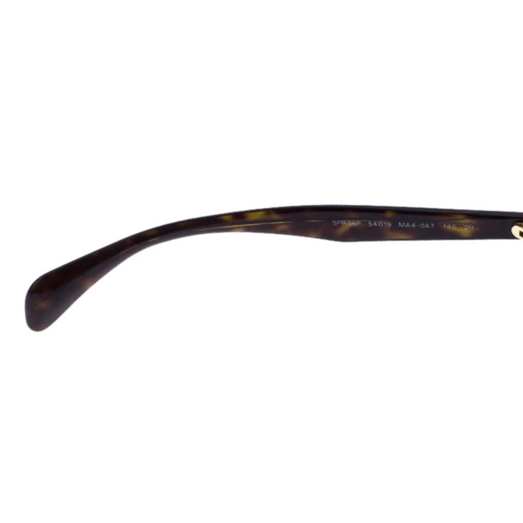 Prada Havana Black/ Grey Gradient SPR06P Cat Eye Sunglasses 1