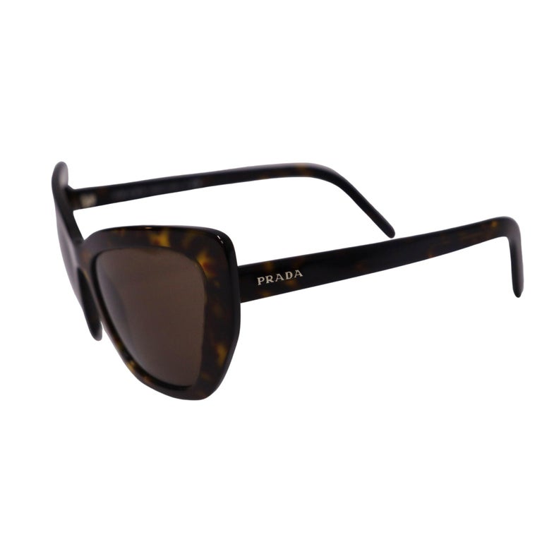 prada havana cat eye sunglasses