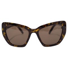 Prada Havana Cat-Eye Sunglasses