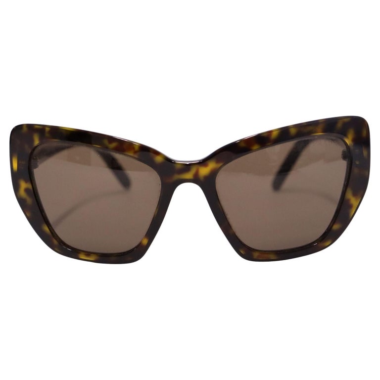 prada havana cat eye sunglasses
