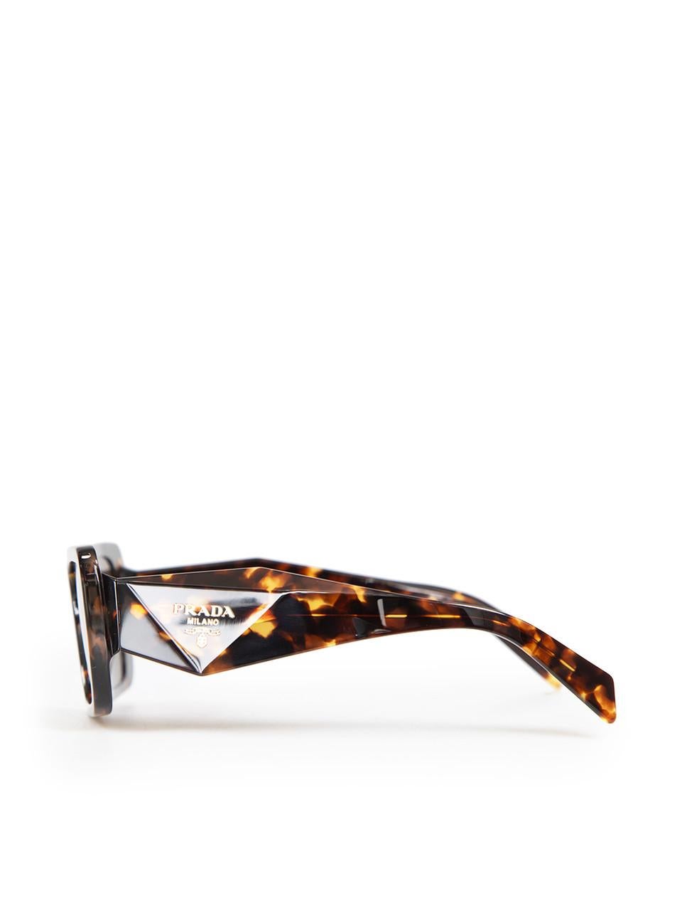 Women's Prada Havana Honey Butterfly Tortoiseshell Sunglasses For Sale