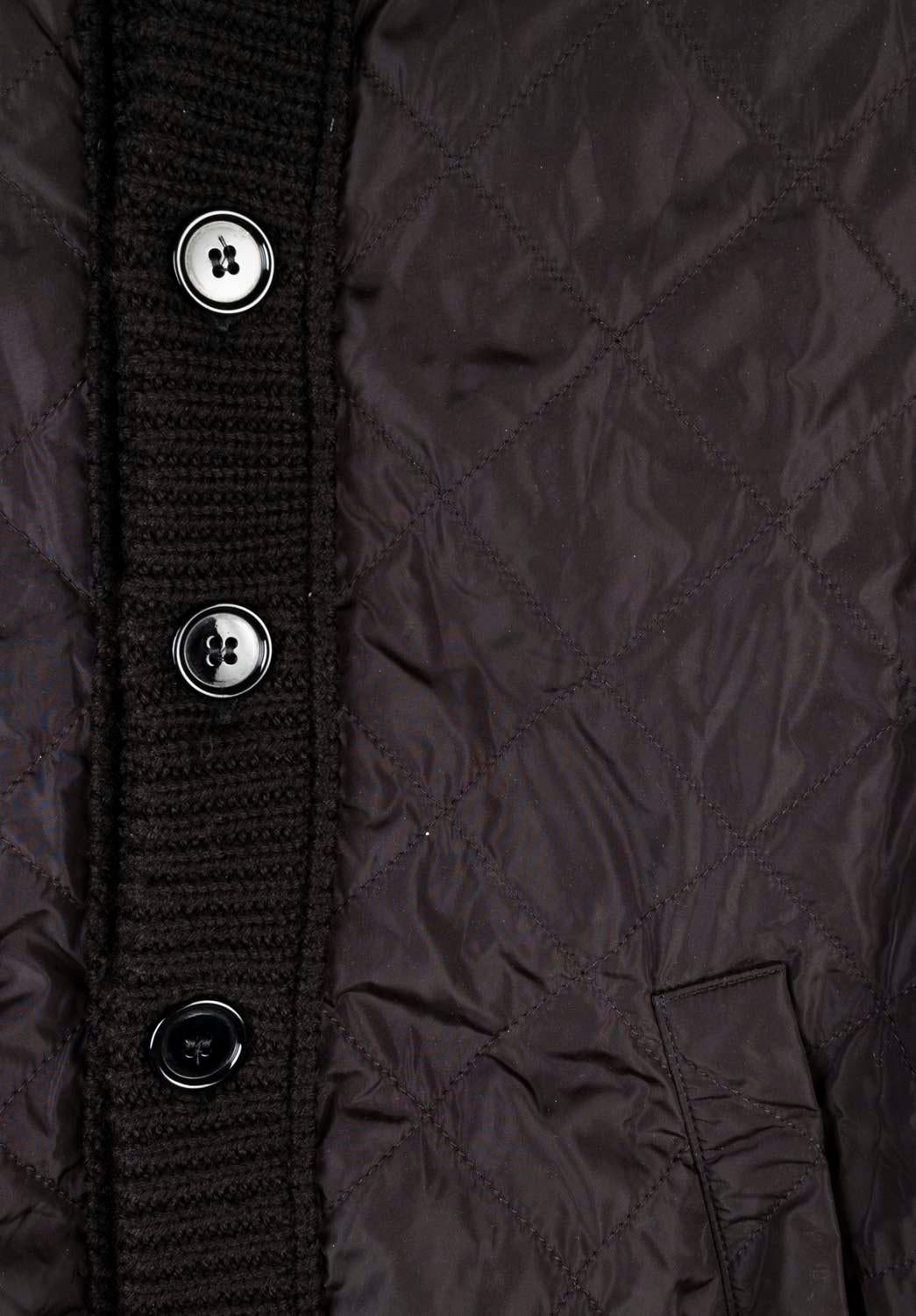 Prada Heavy Cardigan Men Jacket Size 48IT (Medium), S572 In Excellent Condition For Sale In Kaunas, LT