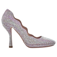 Prada High Heel Glitter-Pumps (EU 38.5)