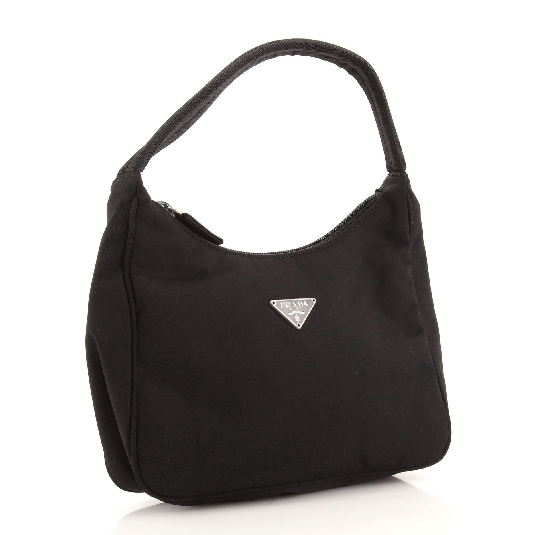 Prada mini tessuto hobo discount