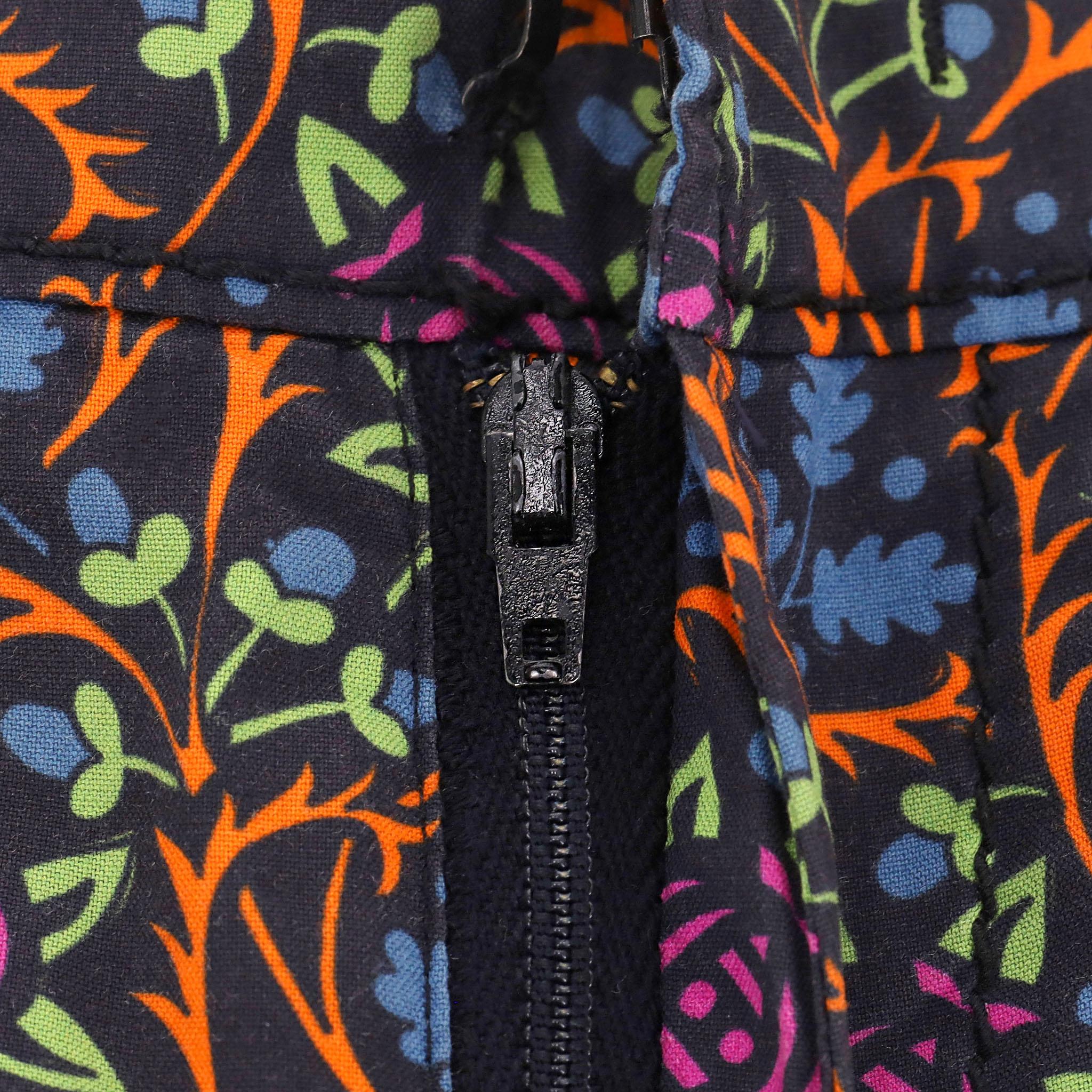 Prada × Brown, London Pantalon droit en coton imprimé réédité en vente 1
