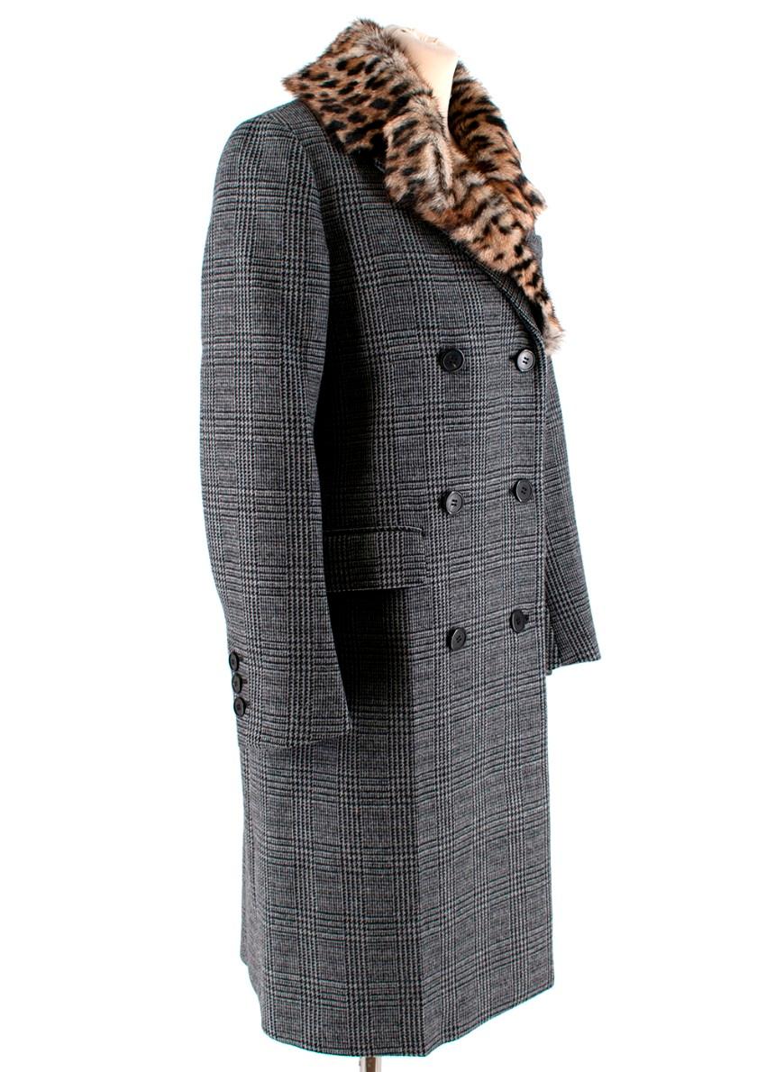 prada houndstooth coat