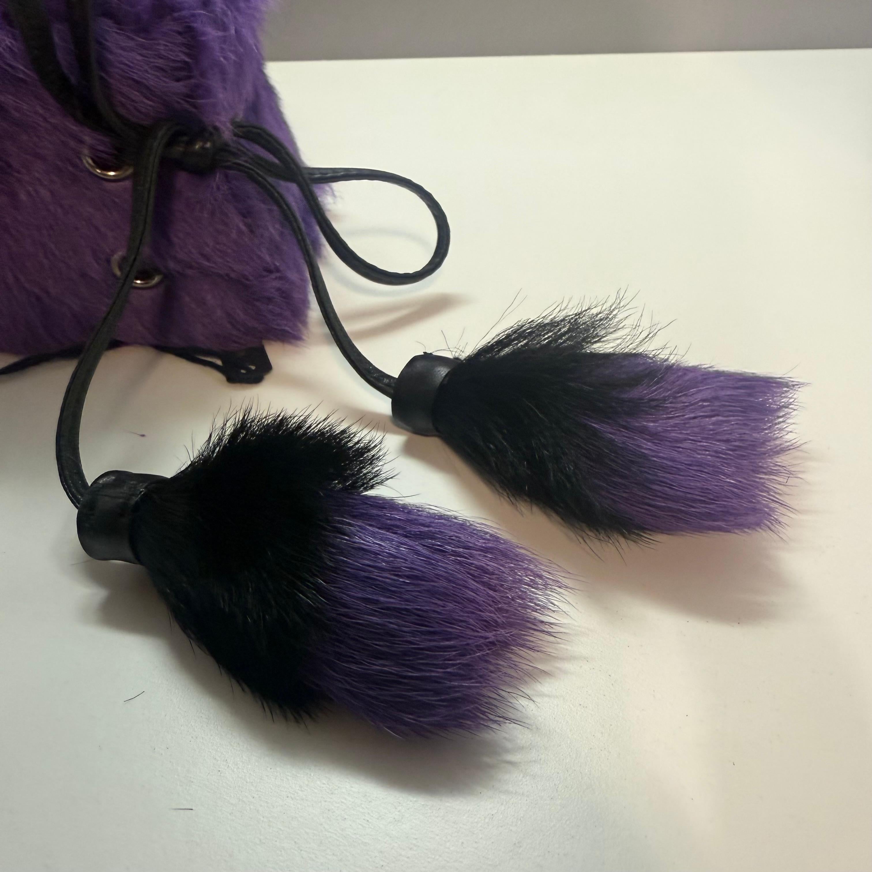 Women's Prada Hyacinth Calf Cair Hat Size S For Sale