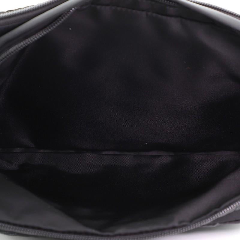 Women's or Men's Prada Impunto Logo Waist Bag Quilted Tessuto with Saffiano