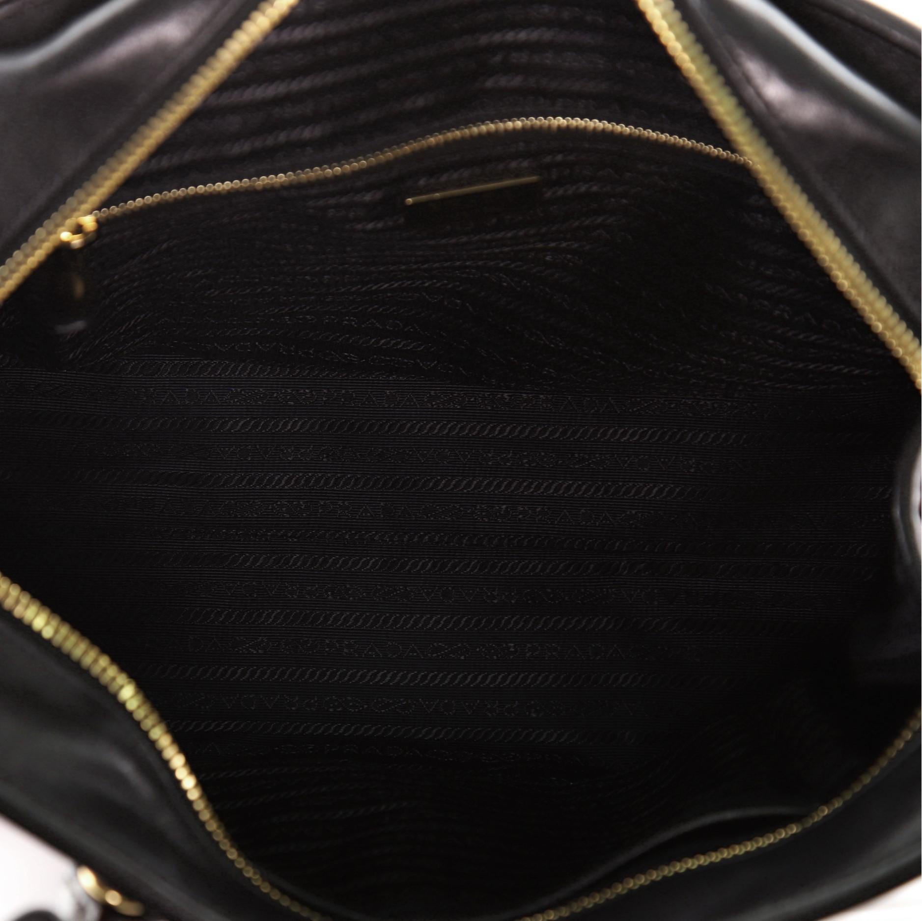 Prada Impunturato Convertible Satchel Colorblock City Kalb und Tessuto Medium für Damen oder Herren
