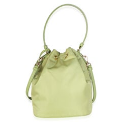 Prada Ivy Green Re-Nylon Re-Edition 1978 Mini Bucket Bag