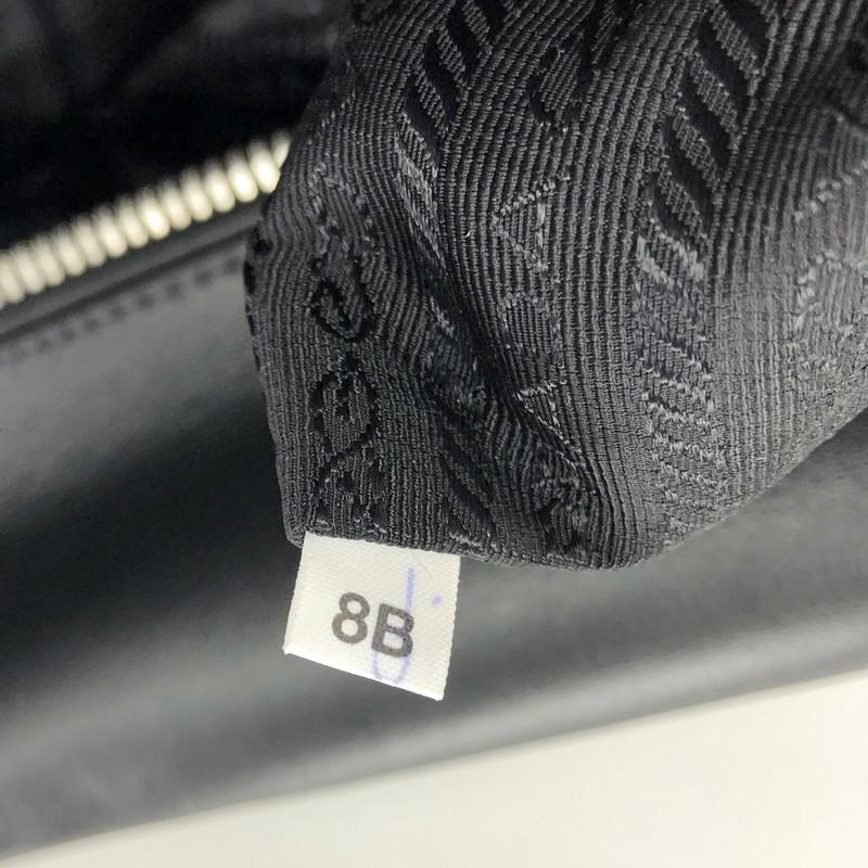 Black Prada James Jean Duffle Bag Leather Large