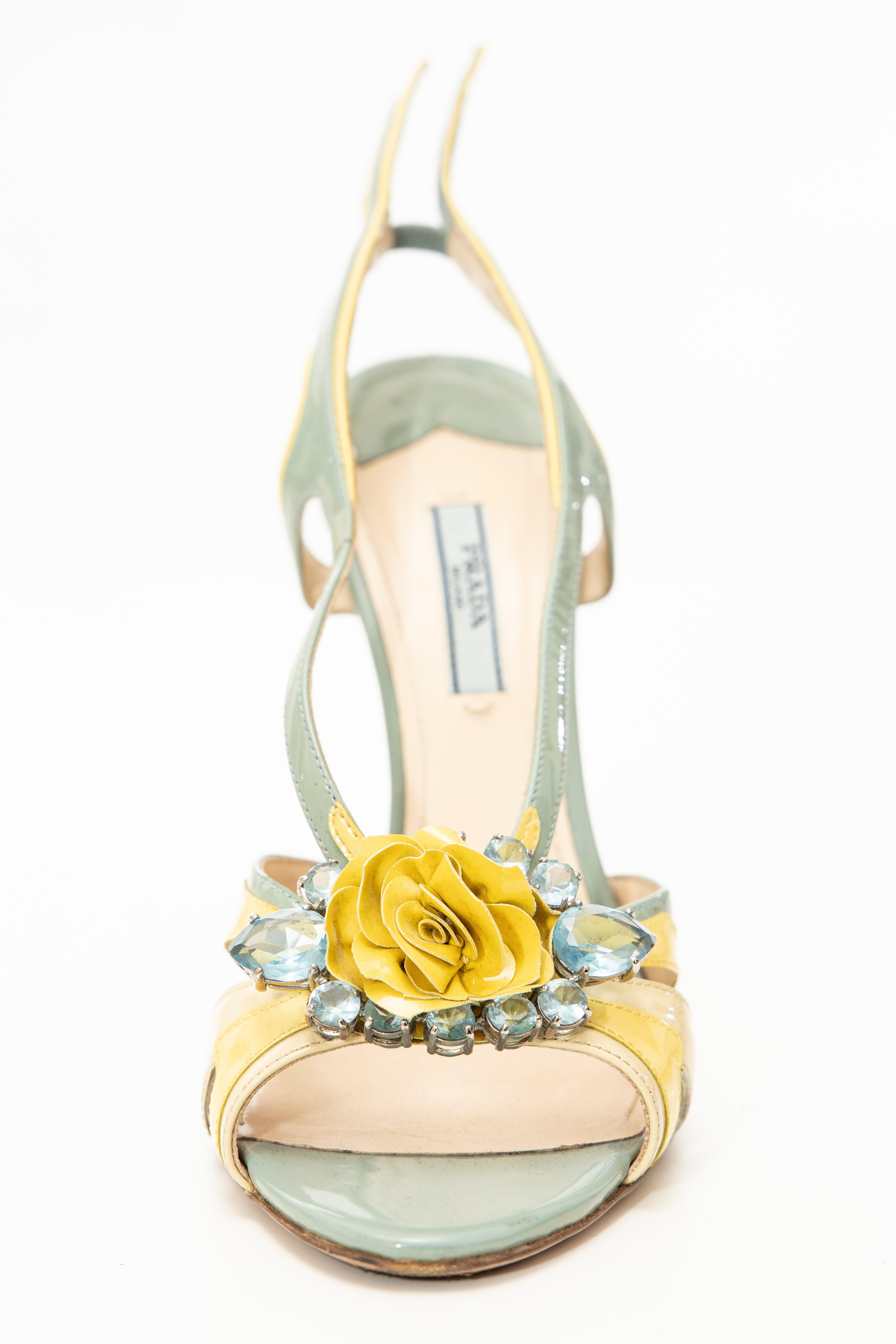 prada jeweled sandal