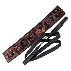 Ceinture en gros-grain ornée de Jewell de Prada