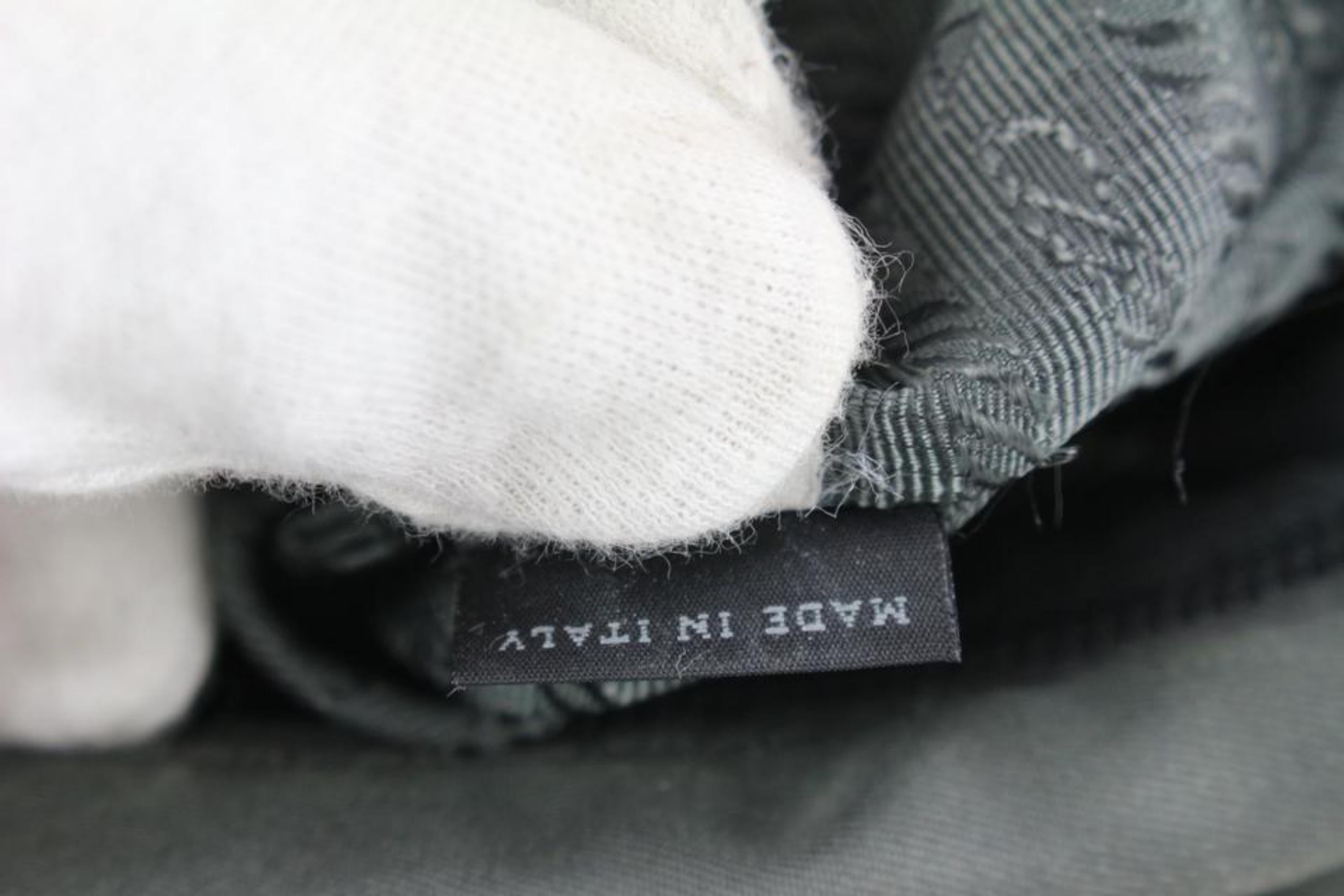 Prada Khaki Green Grey Nylon Tessuto Messenger 43p76s at 1stDibs