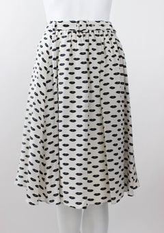 Prada Seidenrock mit Kissing Lips aus der Resort-Kollektion 2012