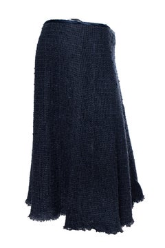Prada, knitted skirt in blue