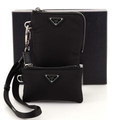 Prada Lanyard with Two Pouches Re-Nylon