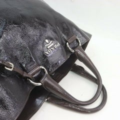 Prada Large Purple Glazed Vitello Daino Tote Bag 863423