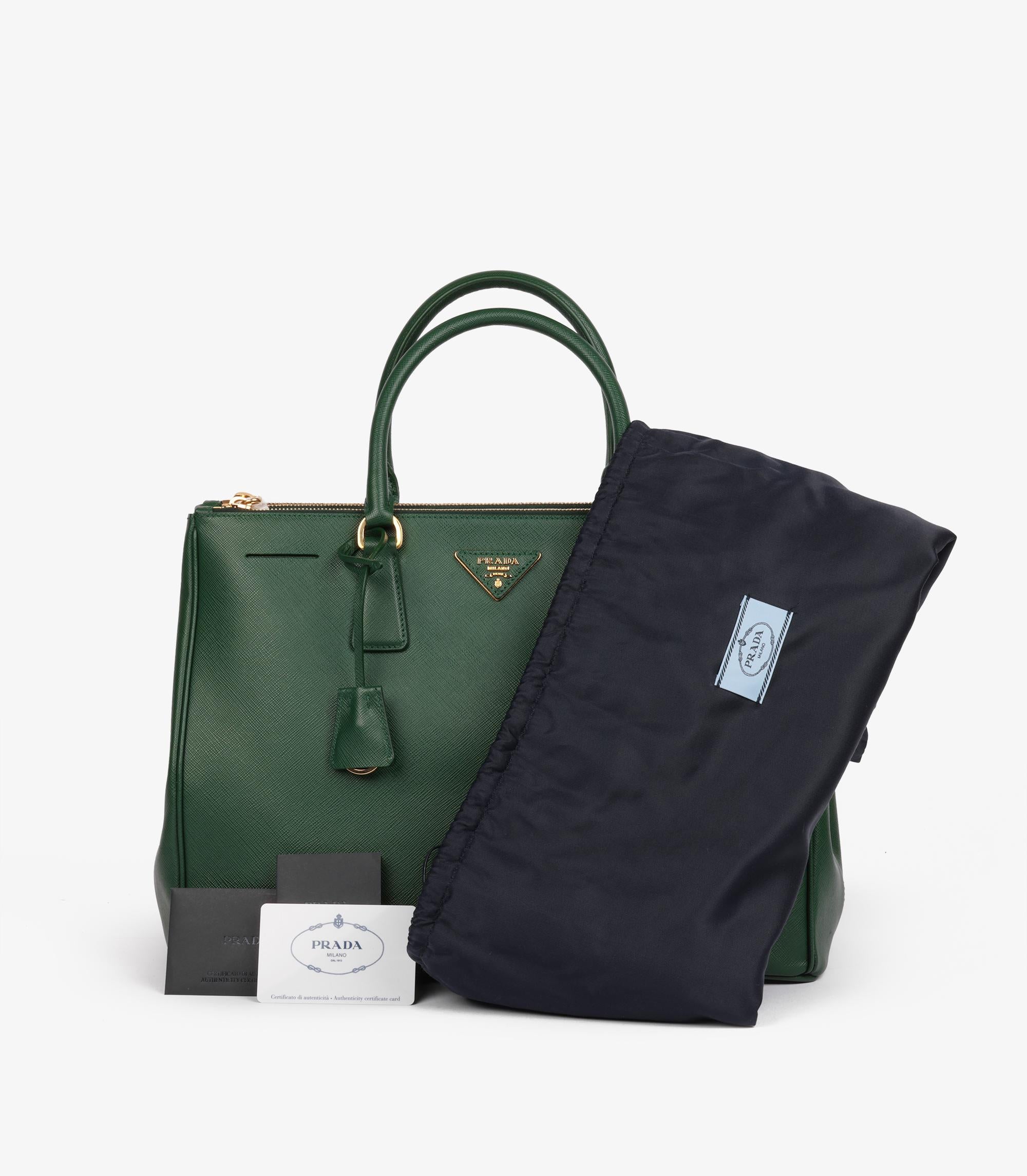 Prada Lauro Saffiano Lux in Pelle Ordine Speciale Grande Galleria Tote in vendita 6