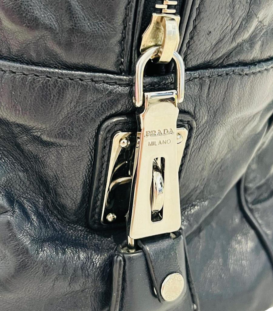 Prada Leather Bauletto Bag 2