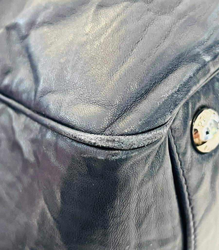 Prada Leather Bauletto Bag 4
