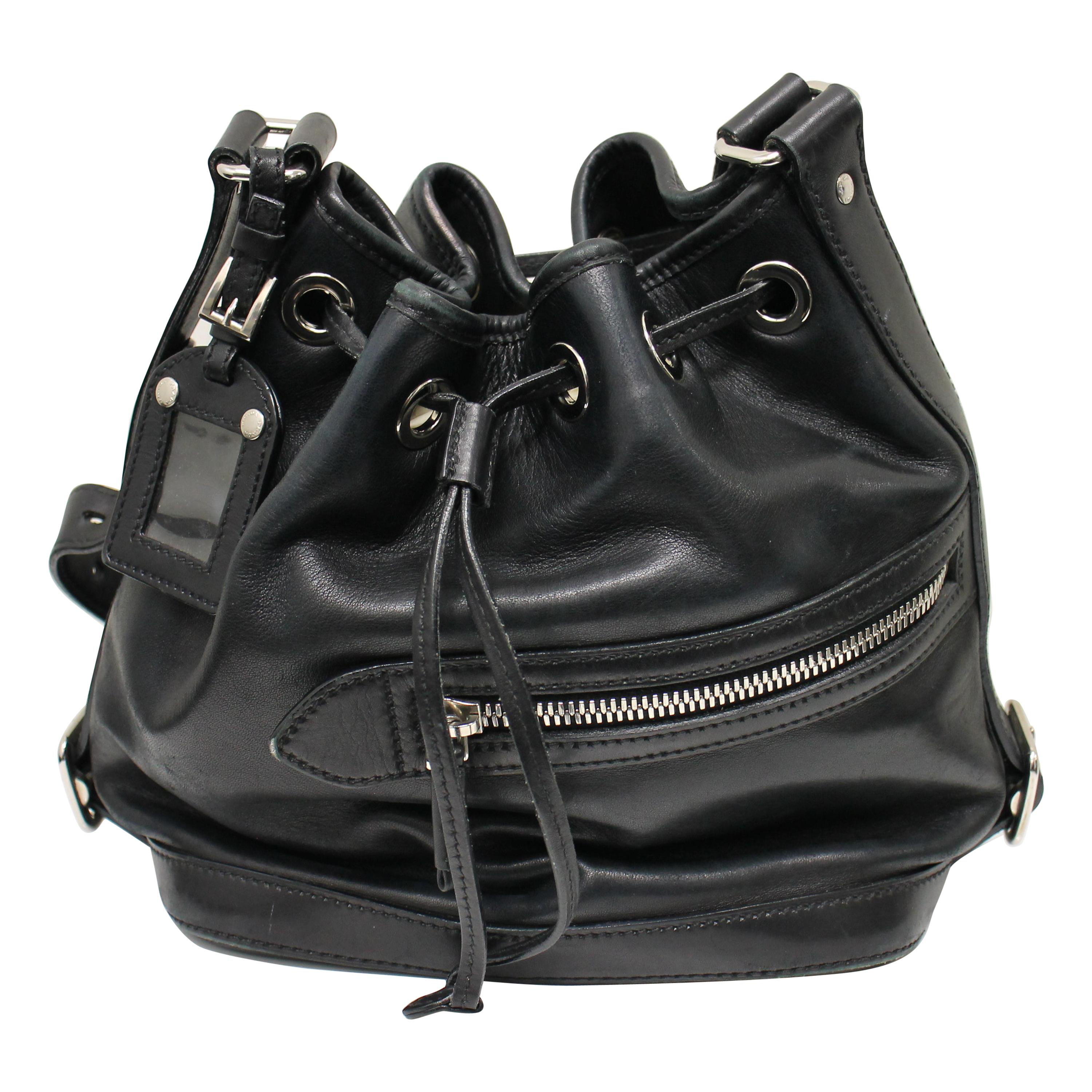 Prada Leather Bucket Bag For Sale