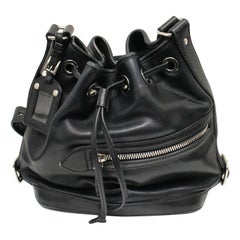 Prada Leather Bucket Bag For Sale at 1stDibs