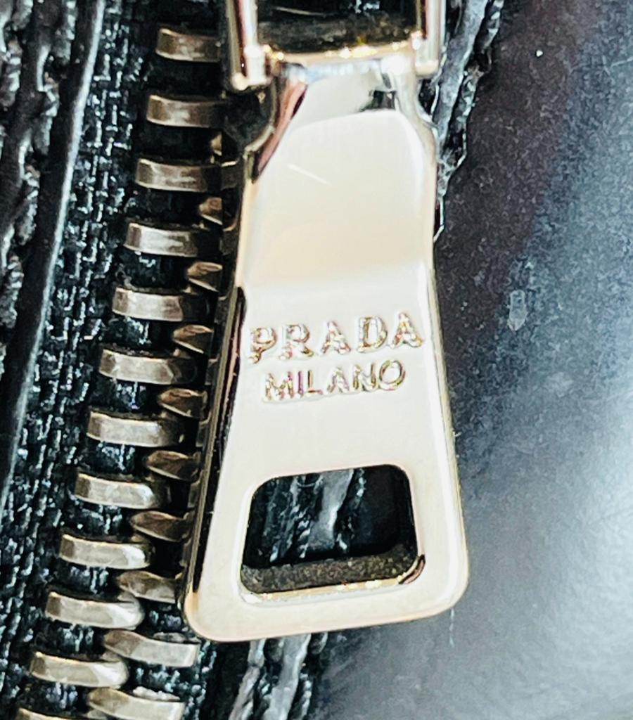 Prada Leather Buckle Detailed Combat Boots For Sale 1
