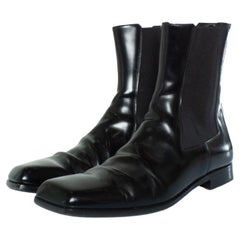 Prada, Leather Chelsea boots
