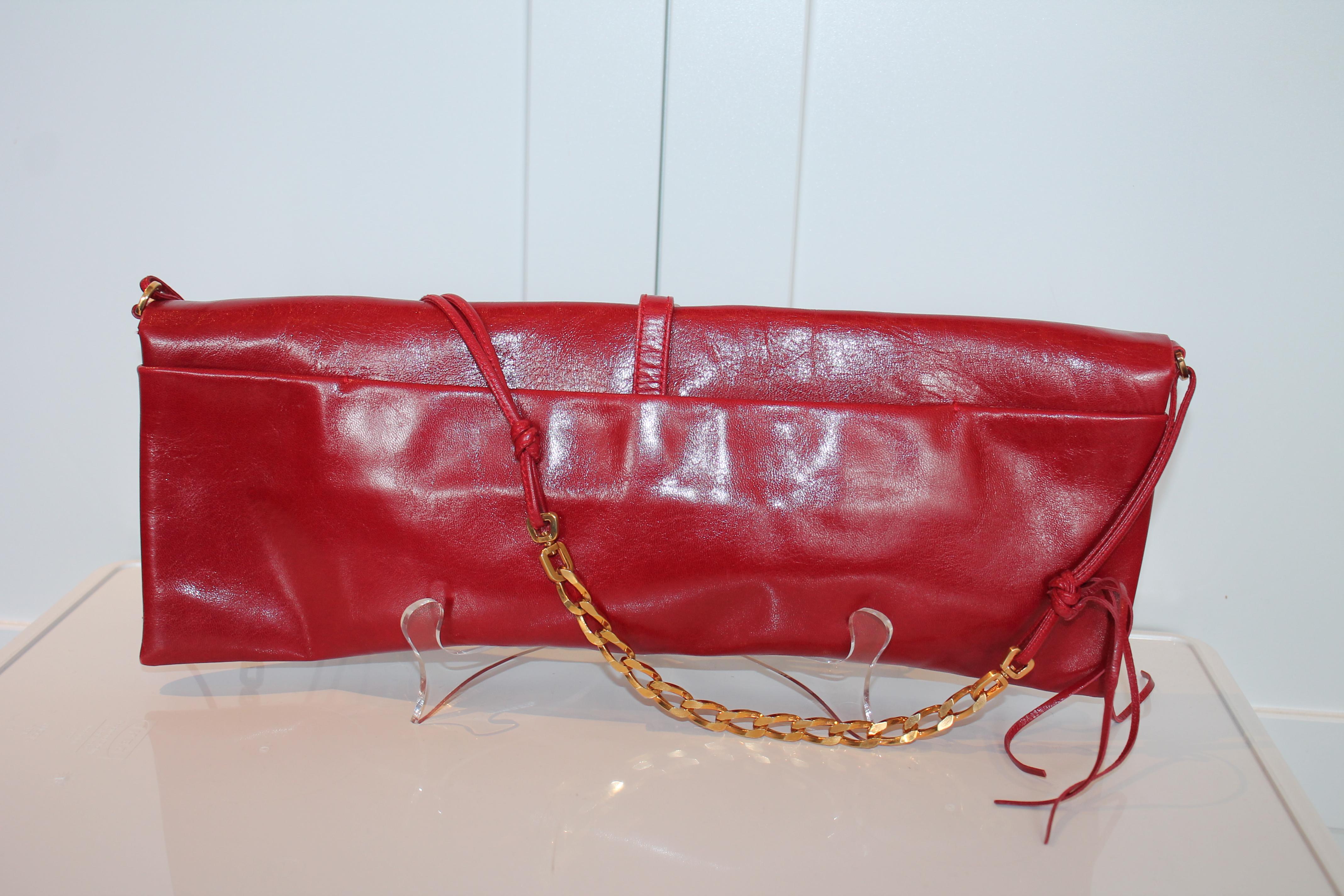 Prada Leather Clutch For Sale 1