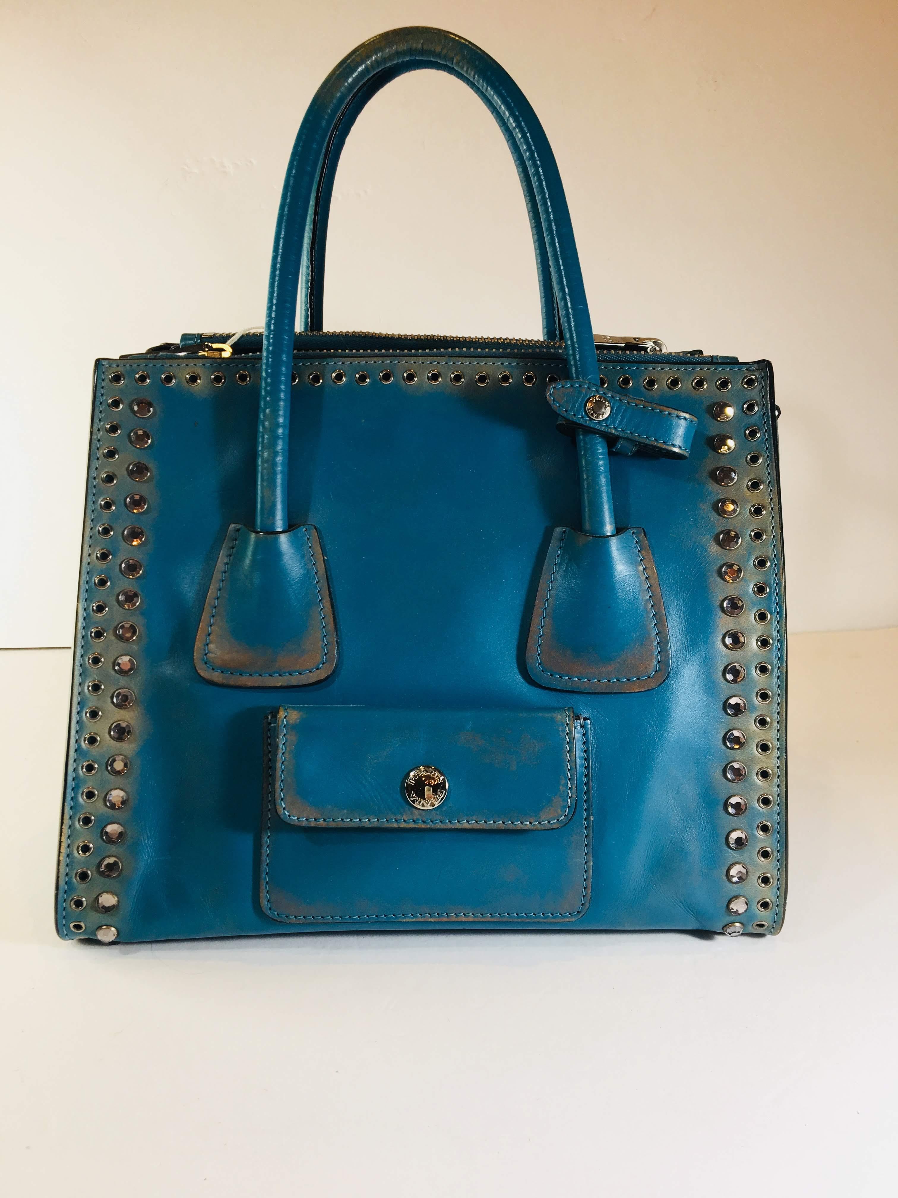 Prada Leather Handle Bag  3
