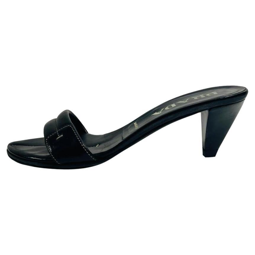 Prada Vintage Beaded Sandal Mules 39.5