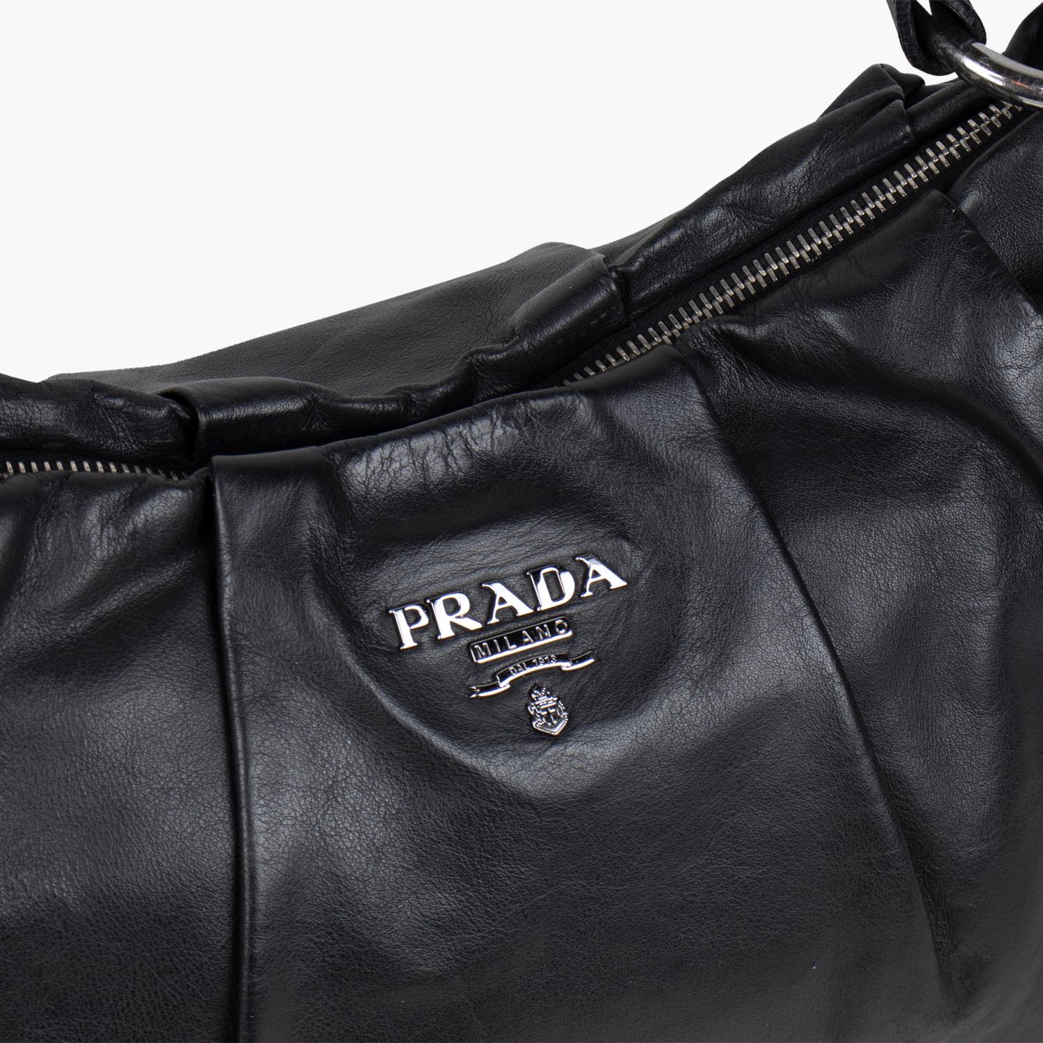 Prada Leather Hobo Bag 2