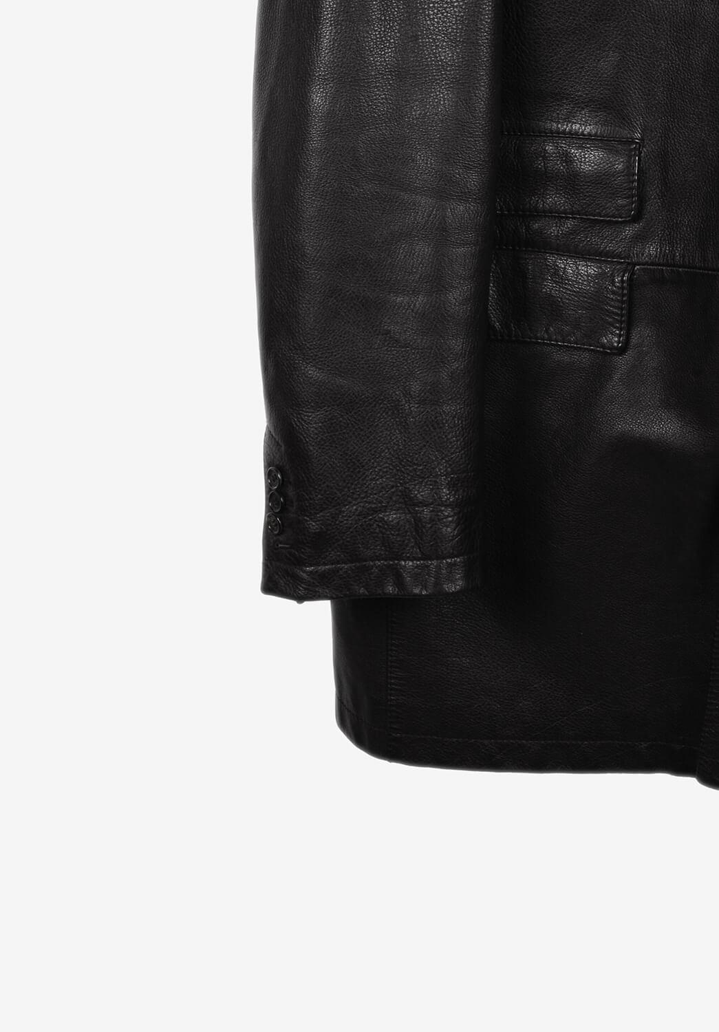 prada men leather jacket