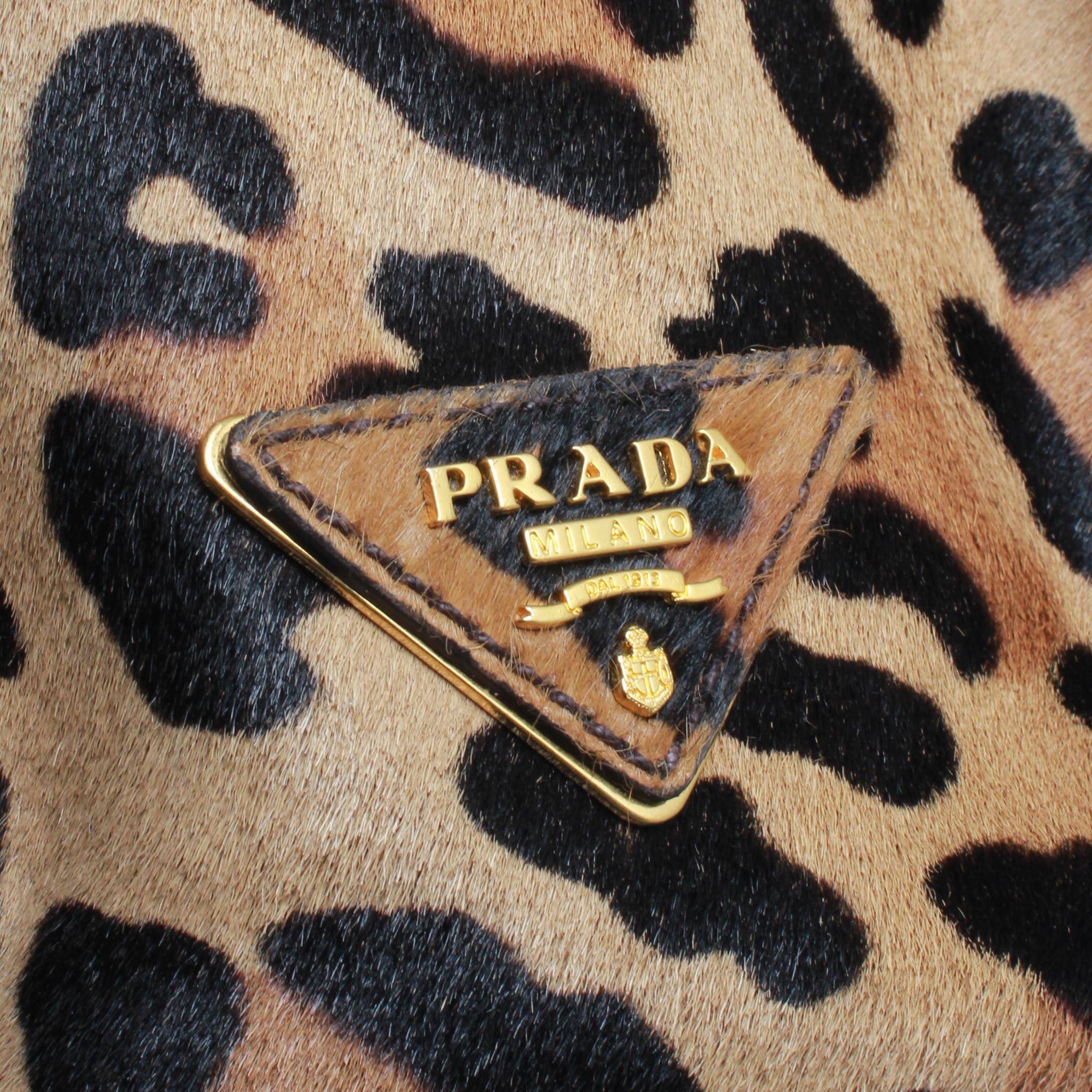 Women's PRADA Leopard Print Handbag For Sale